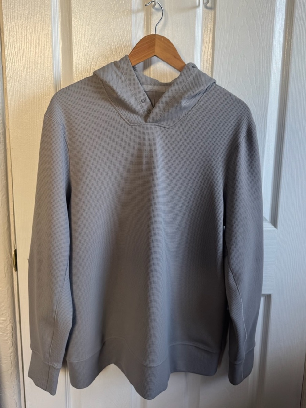 lululemon athletica Light Gray Hooded Sweatshirt